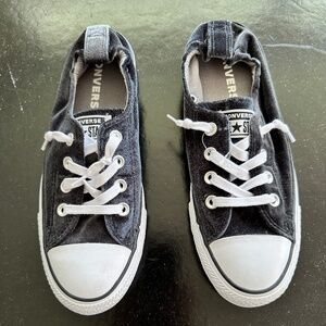 NWOT Converse All Star Velvet Fabric Sneakers Low Tops Size 8